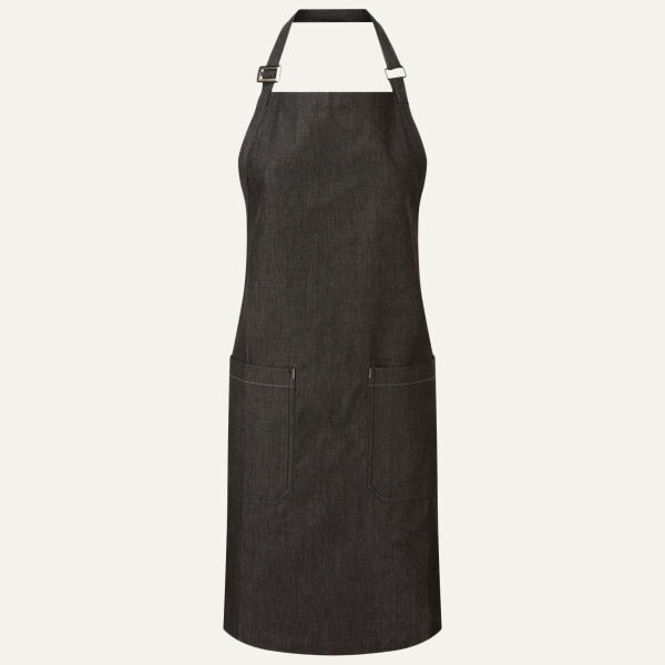 Premier Fairtrade Organic Cotton Denim Bib Apron Thumbnail