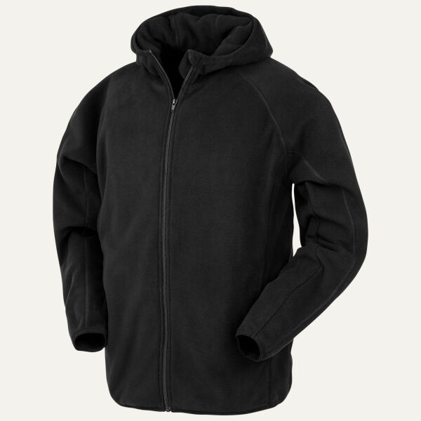 Result Genuine Recycled Hooded Micro Fleece Jacket Thumbnail