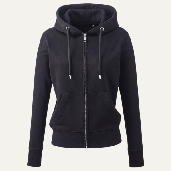 Anthem Ladies Organic Full Zip Hoodie Thumbnail
