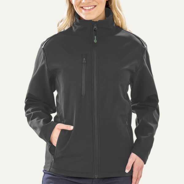 Result Genuine Recycled Ladies Three Layer Printable Soft Shell Jacket Thumbnail