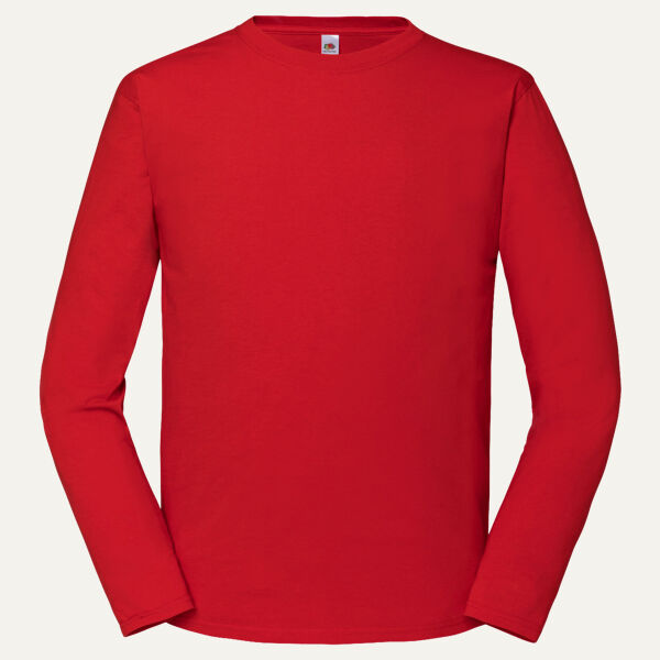 Fruit Loom Iconic 195 Long Sleeve T-Shirt Thumbnail