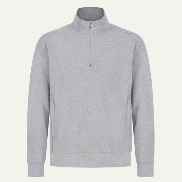 Henbury Unisex Sustainable 1/4 Zip Sweatshirt Thumbnail