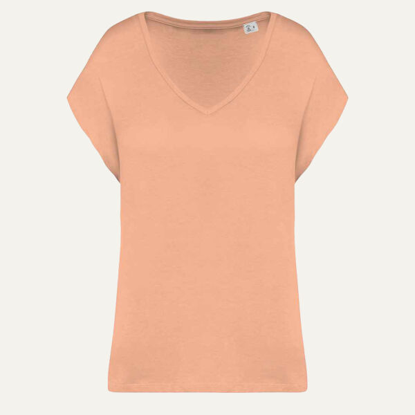 Native Spirit Ladies Oversized V Neck T-Shirt Thumbnail