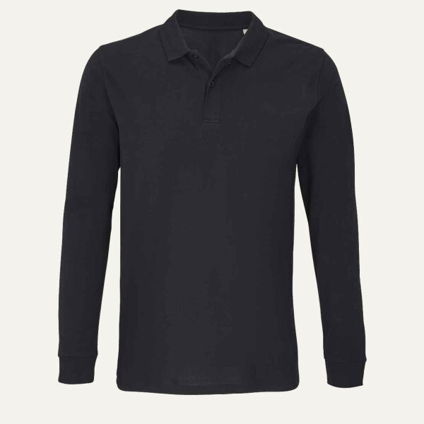 SOL'S Unisex Planet Long Sleeve Piqué Polo Shirt Thumbnail