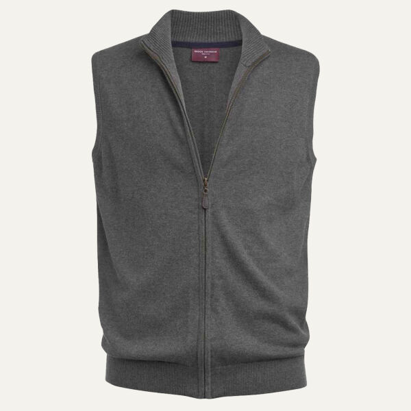 Brook Taverner Lincoln Knitted Zip Gilet Thumbnail
