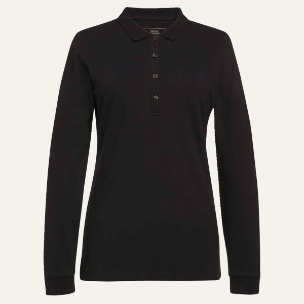 Brook Taverner Ladies Anna Long Sleeve Polo Shirt Thumbnail