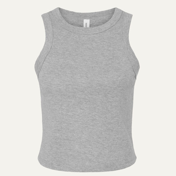 Bella Ladies Micro Rib Racer Tank Top Thumbnail