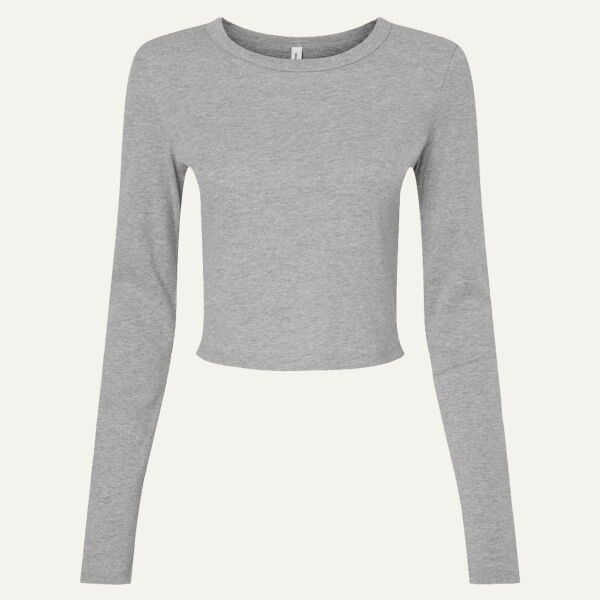 Bella Micro Rib Long Sleeve Baby T-Shirt Thumbnail