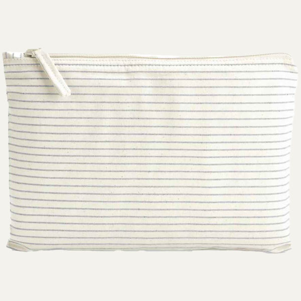 Westford Mill Striped Organic Cotton Accessory Pouch Thumbnail