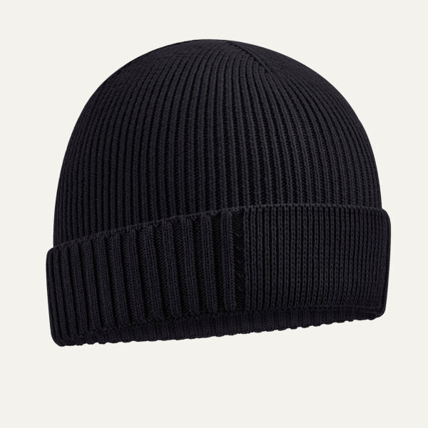 Beechfield Organic Cotton Engineered Patch Beanie Thumbnail