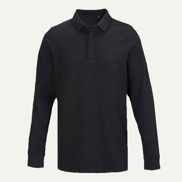 NEOBLU Owen Long Sleeve Piqué Polo Shirt Thumbnail