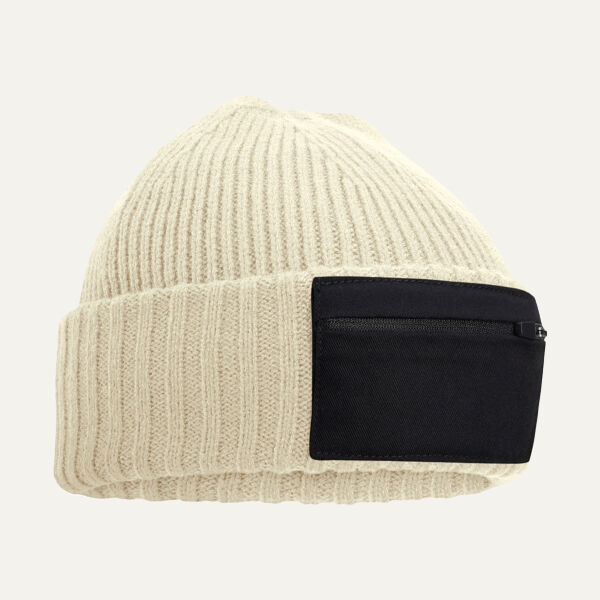 Beechfield Zip Patch Beanie Thumbnail
