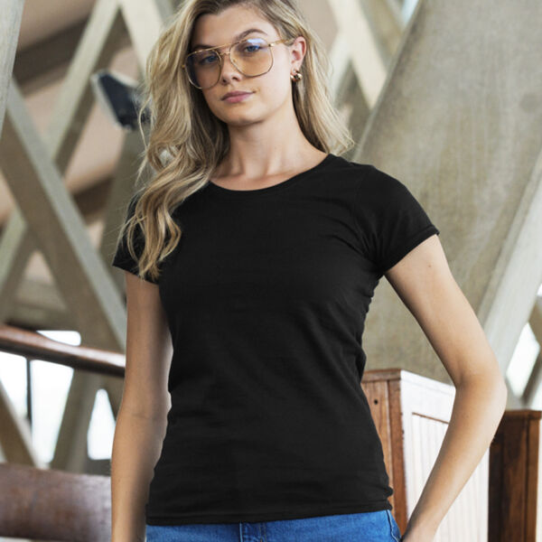 Russell Athletic Ladies Authentic Classic Ringspun T-Shirt Thumbnail