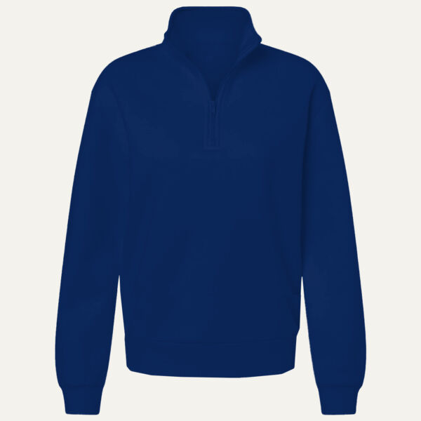 Kustom Kit Regular Fit 1/4 Zip Piqué Sweatshirt Thumbnail