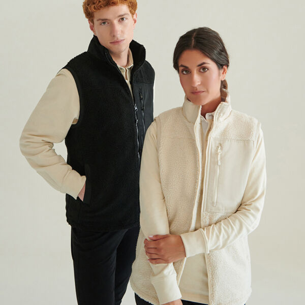 Front Row Recycled Sherpa Gilet Thumbnail