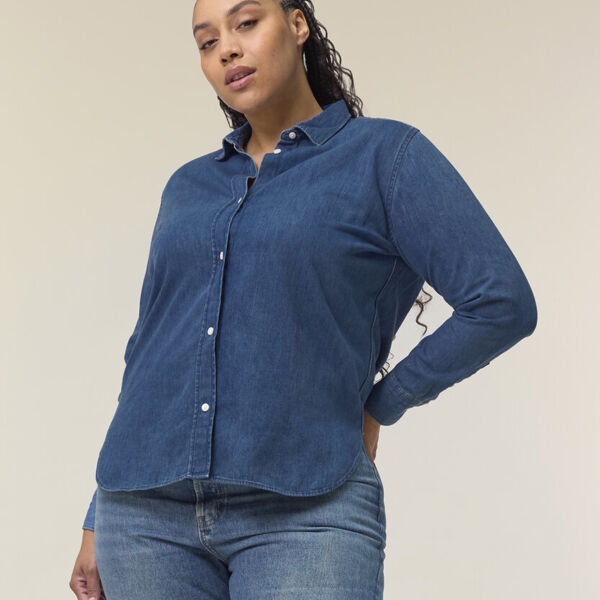 Stella denim shirt (STWW970) Thumbnail