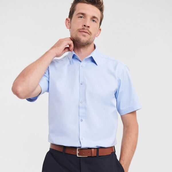 MENS S/S HERRINGBONE SHIRT Thumbnail