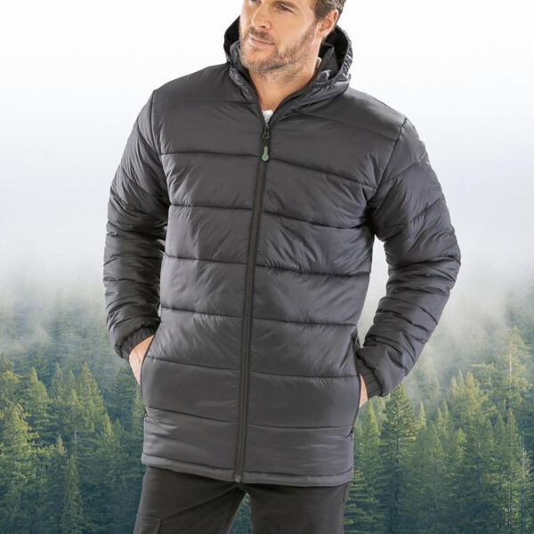 RECYCLED HOODED PADDED PARKA Thumbnail