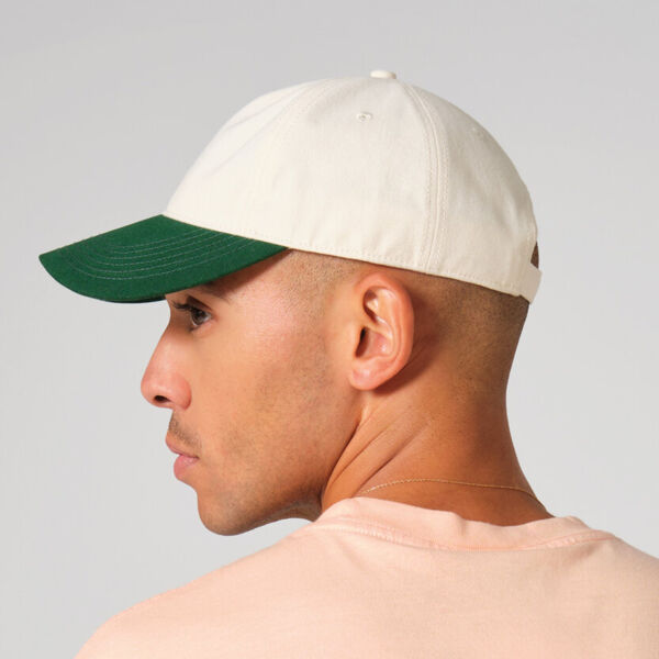 Contrast peak leisure cap Thumbnail