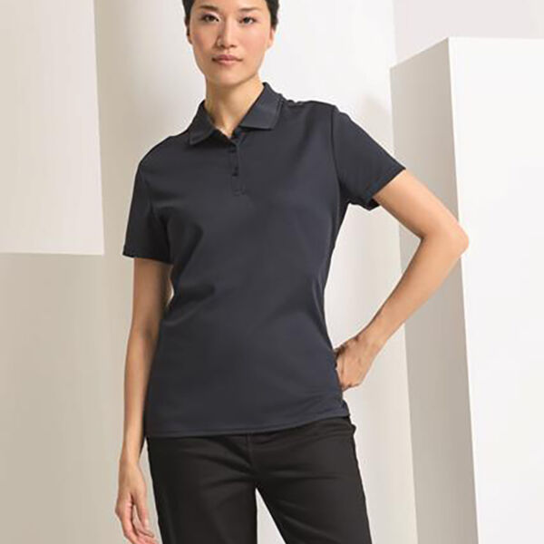 WOMENS SPUN DYED POLO SHIRT Thumbnail