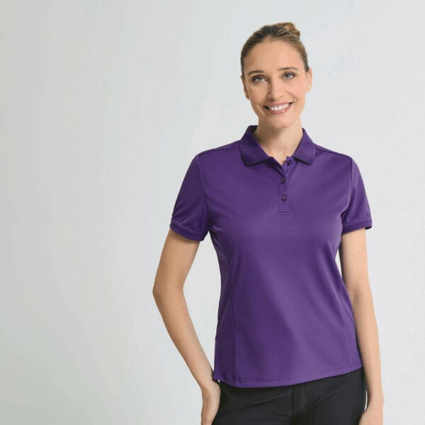 WOMENS COOLCHECKER PIQUE POLO Thumbnail