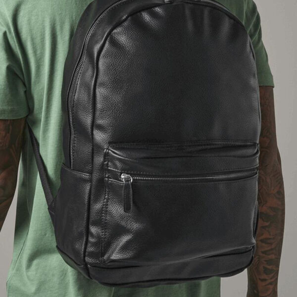 FAUX LEATHER FASHION BACKPACK Thumbnail