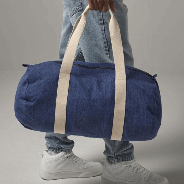 DENIM BARREL BAG Thumbnail