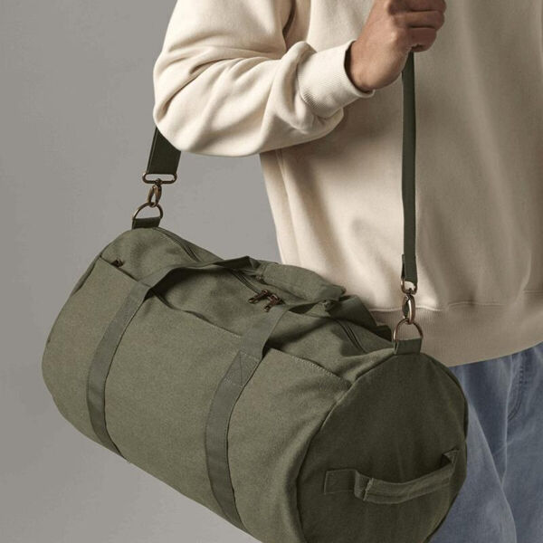 VINTAGE CANVAS BARREL BAG Thumbnail