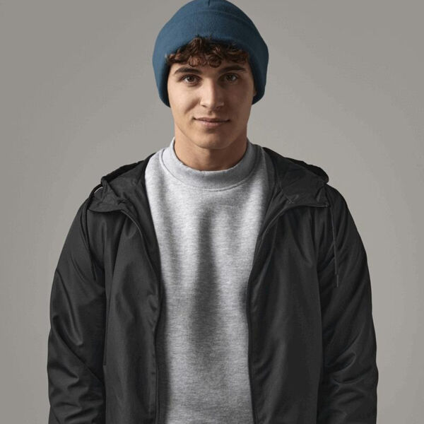 RECYCLED FLEECE CUFFED BEANIE Thumbnail