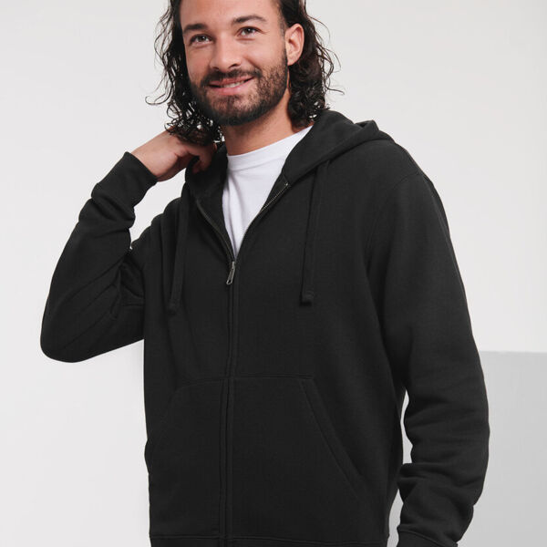 Authentic zipped hooded sweat Thumbnail