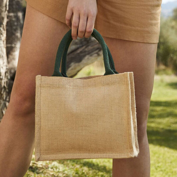 Jute mini gift bag Thumbnail