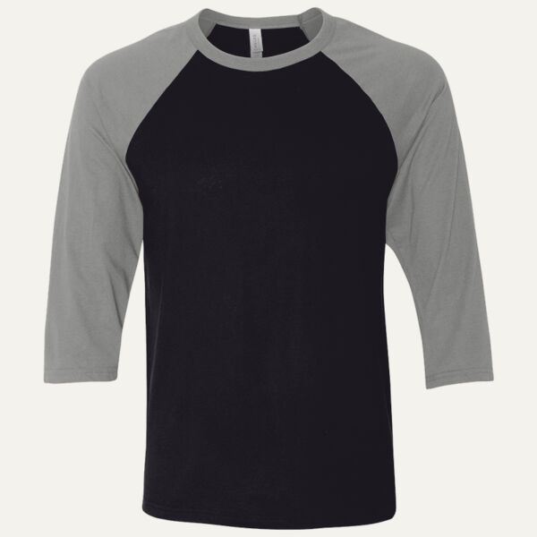 Canvas Unisex 3/4 Sleeve Baseball T-Shirt Thumbnail