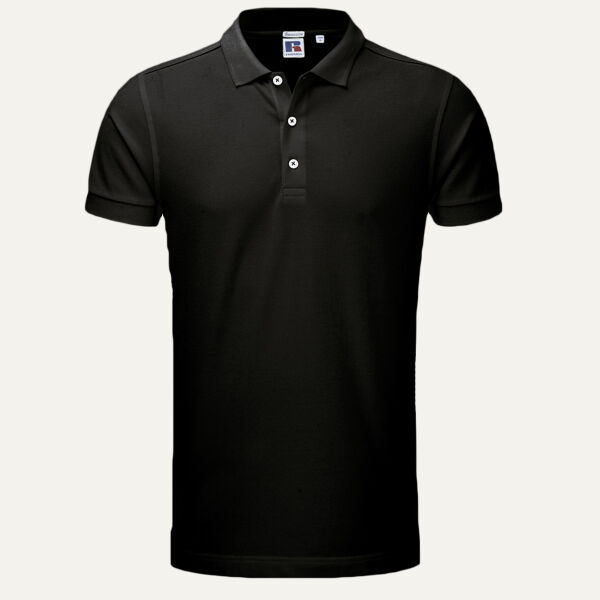 Russell Stretch Piqué Polo Shirt Thumbnail