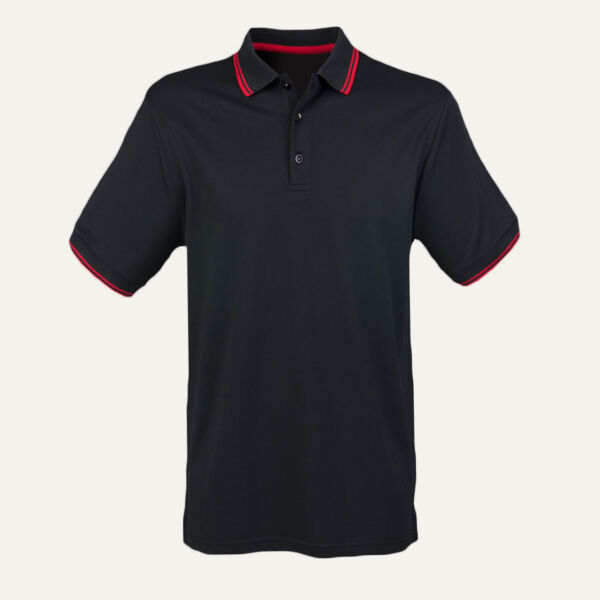 Henbury Coolplus® Tipped Polo Shirt Thumbnail