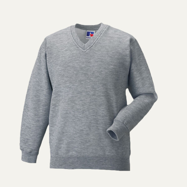 Russell Schoolgear Kids V Neck Sweatshirt Thumbnail