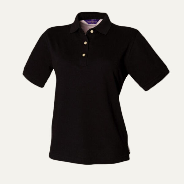 Henbury Ladies Classic Cotton Piqué Polo Shirt Thumbnail