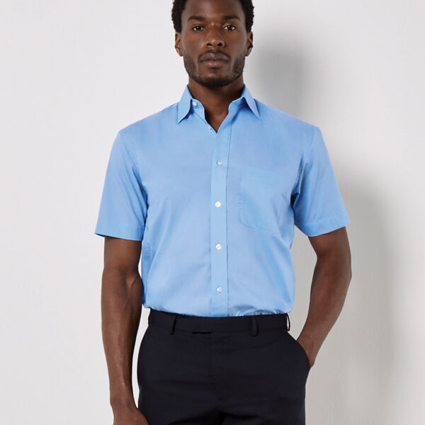 Kustom Kit Short Sleeve Classic Fit Business Shirt Thumbnail