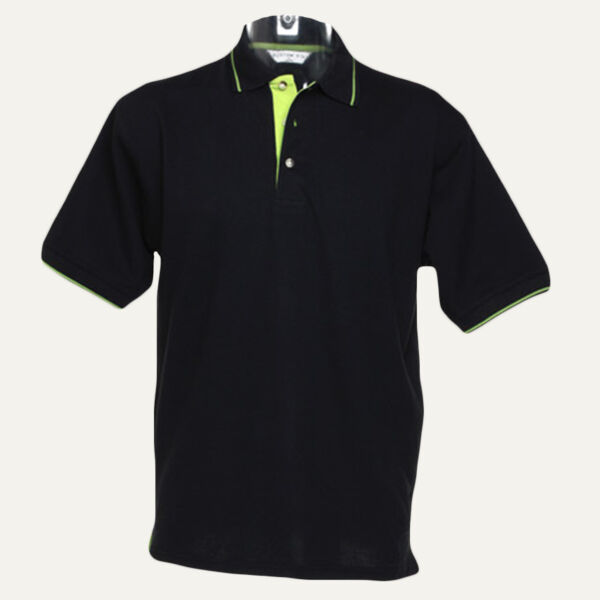 Kustom Kit St Mellion Tipped Cotton Piqué Polo Shirt Thumbnail