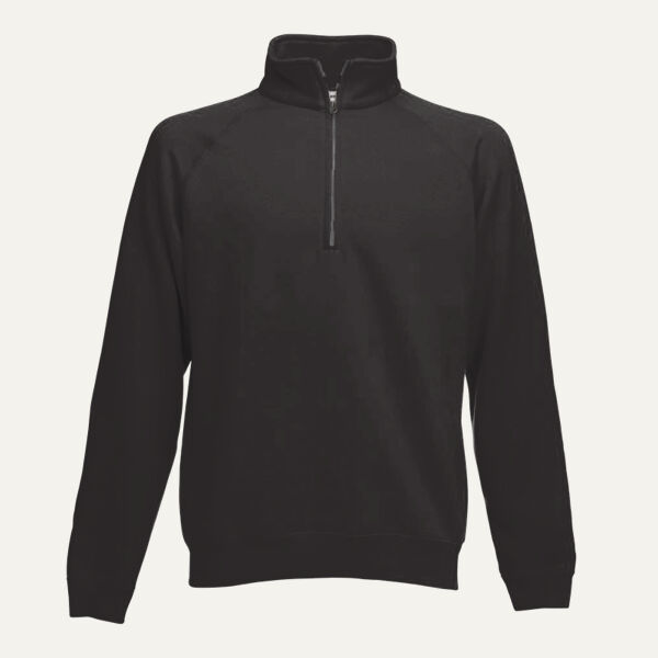 Fruit of the Loom Classic Zip Neck Sweatshirt Thumbnail