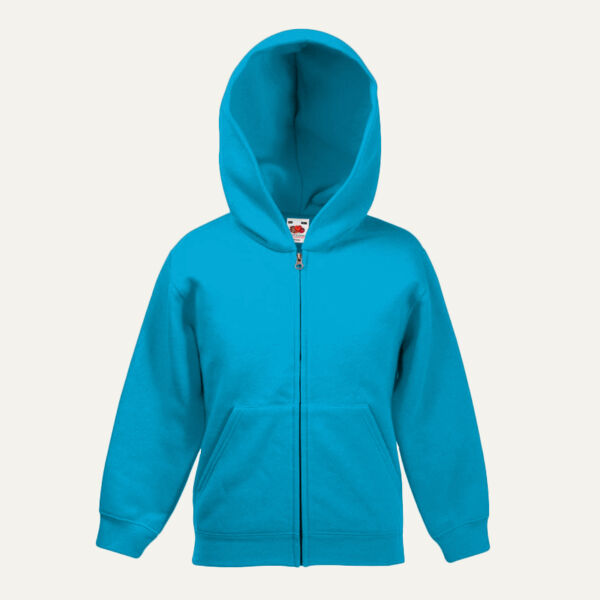 Fruit of the Loom Kids Classic Zip Hooded Sweatshirt Thumbnail