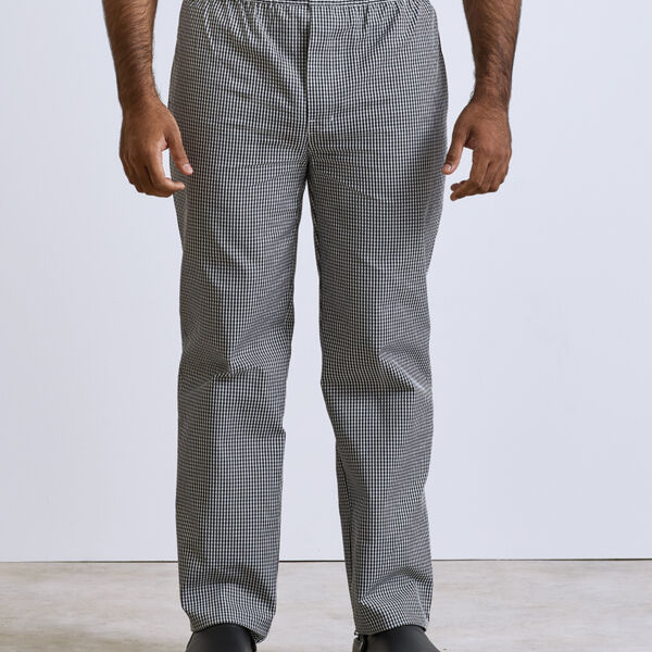 Premier Pull On Chef's Check Trousers Thumbnail