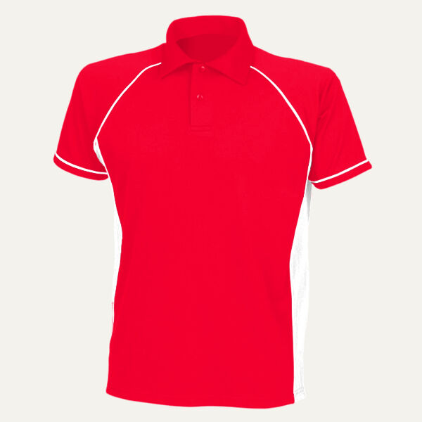 Finden + Hales Kids Performance Piped Polo Shirt Thumbnail