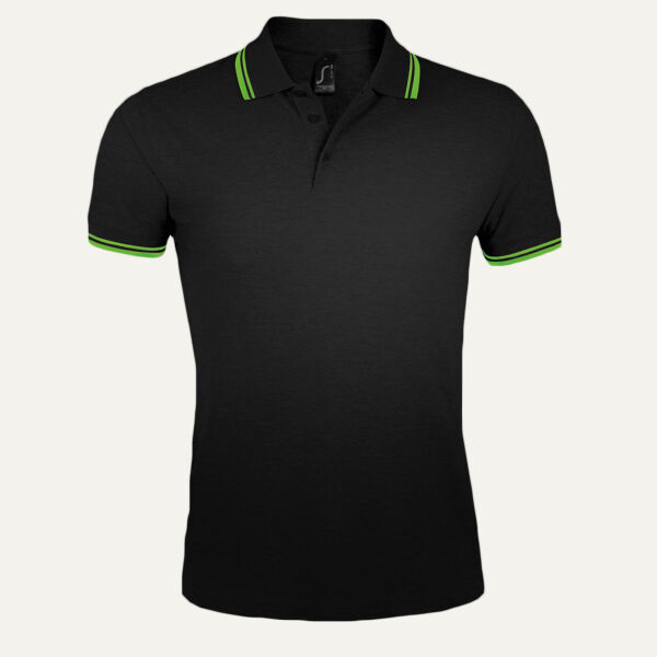 SOL'S Pasadena Tipped Cotton Piqué Polo Shirt Thumbnail