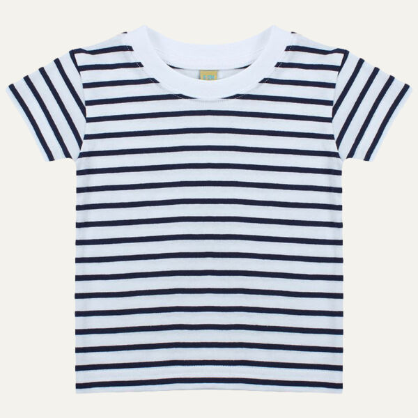 Larkwood Baby/Toddler Striped Crew Neck T-Shirt Thumbnail