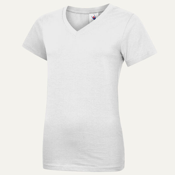 Ladies Classic V-Neck T-Shirt Thumbnail