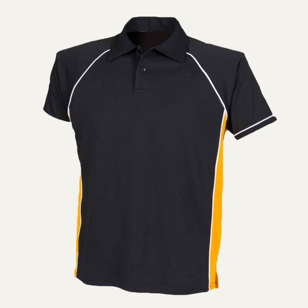 Finden + Hales Performance Piped Polo Shirt Thumbnail