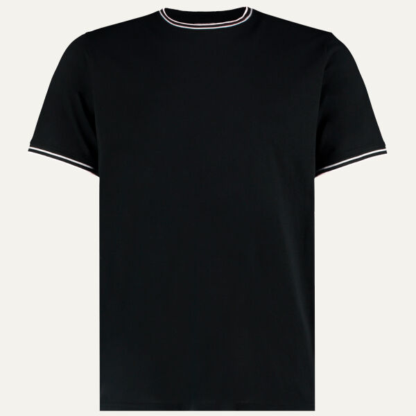 Kustom Kit Fashion Fit Tipped T-Shirt Thumbnail