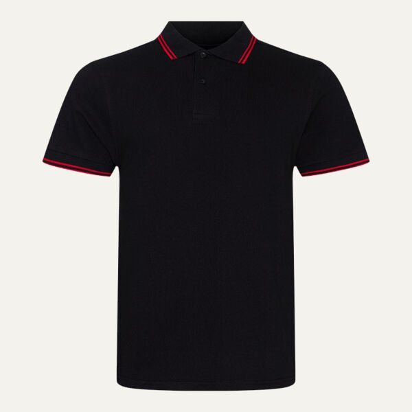 AWDis Stretch Tipped Piqué Polo Shirt Thumbnail