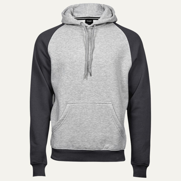 Tee Jays Two Tone Raglan Hooded Sweatshirt Thumbnail