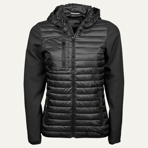 Tee Jays Ladies Crossover Hooded Jacket Thumbnail